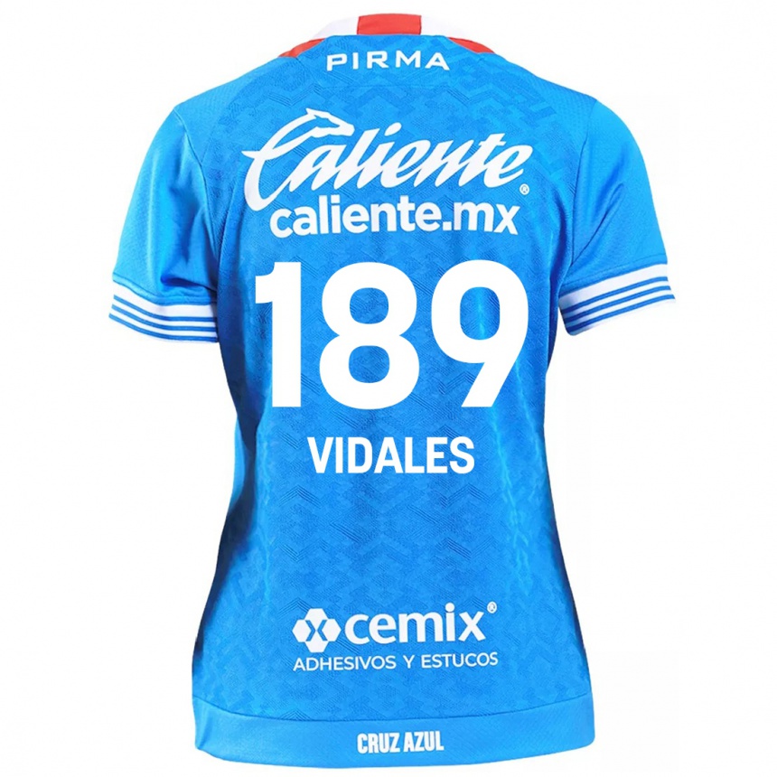 Men Football Álvaro Vidales #189 Sky Blue Home Jersey 2024/25 T-Shirt Australia