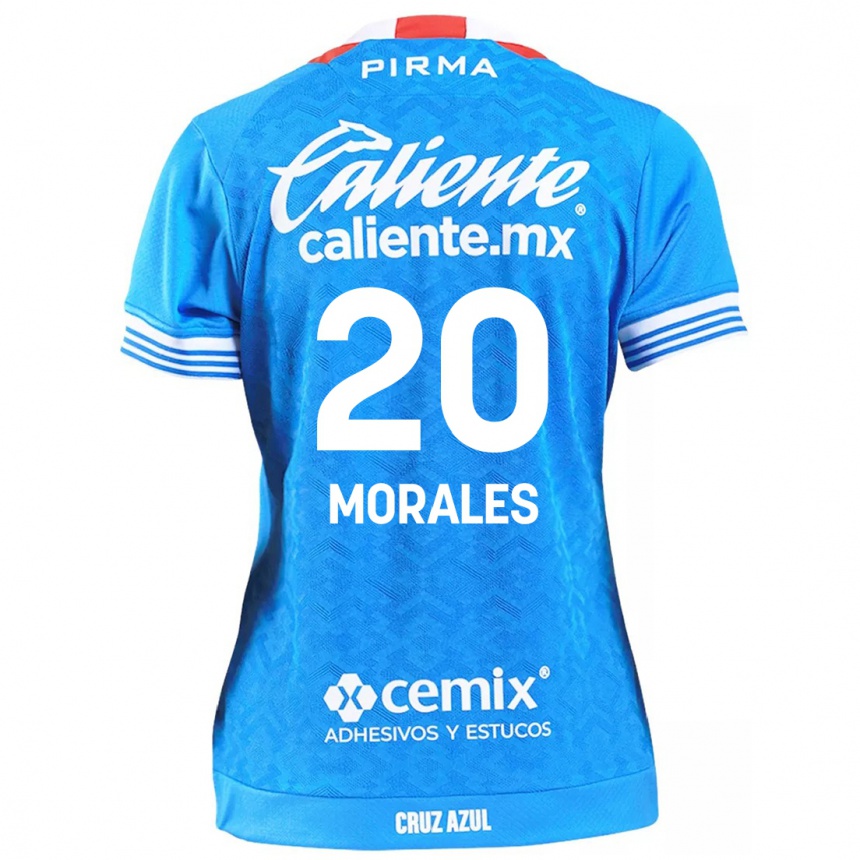 Men Football Ivan Morales #20 Sky Blue Home Jersey 2024/25 T-Shirt Australia