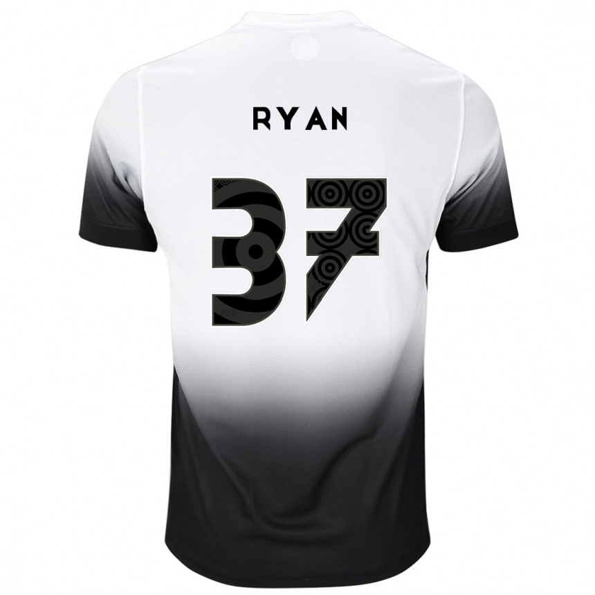 Men Football Ryan #37 White Black Home Jersey 2024/25 T-Shirt Australia