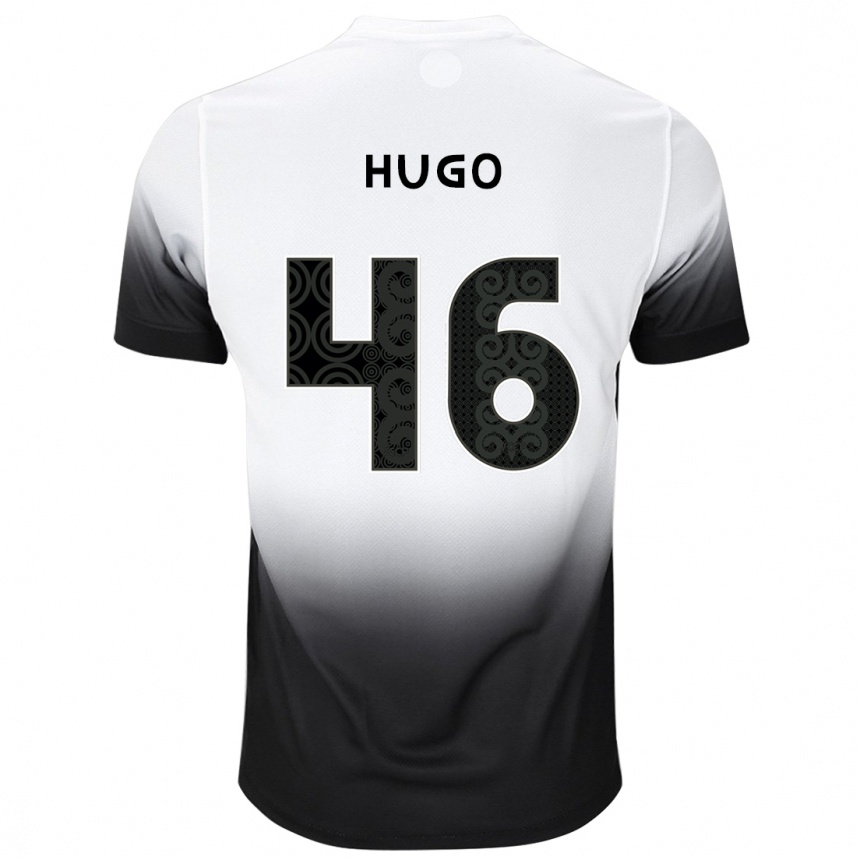 Men Football Hugo #46 White Black Home Jersey 2024/25 T-Shirt Australia