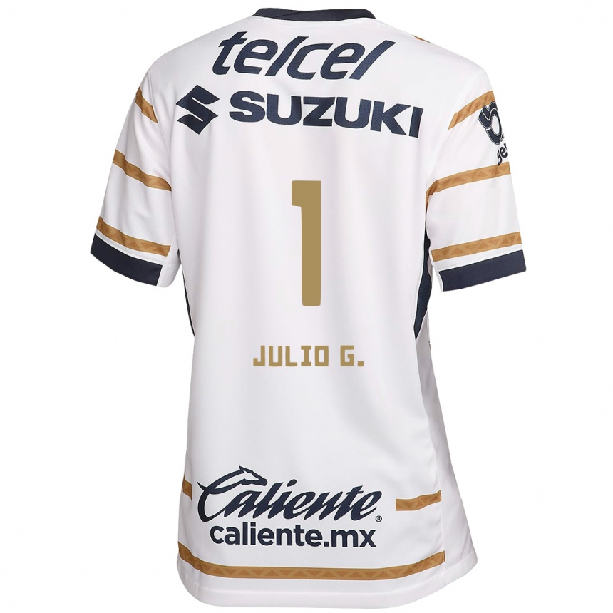 Men Football Julio Gonzalez #1 White Obsidian Home Jersey 2024/25 T-Shirt Australia