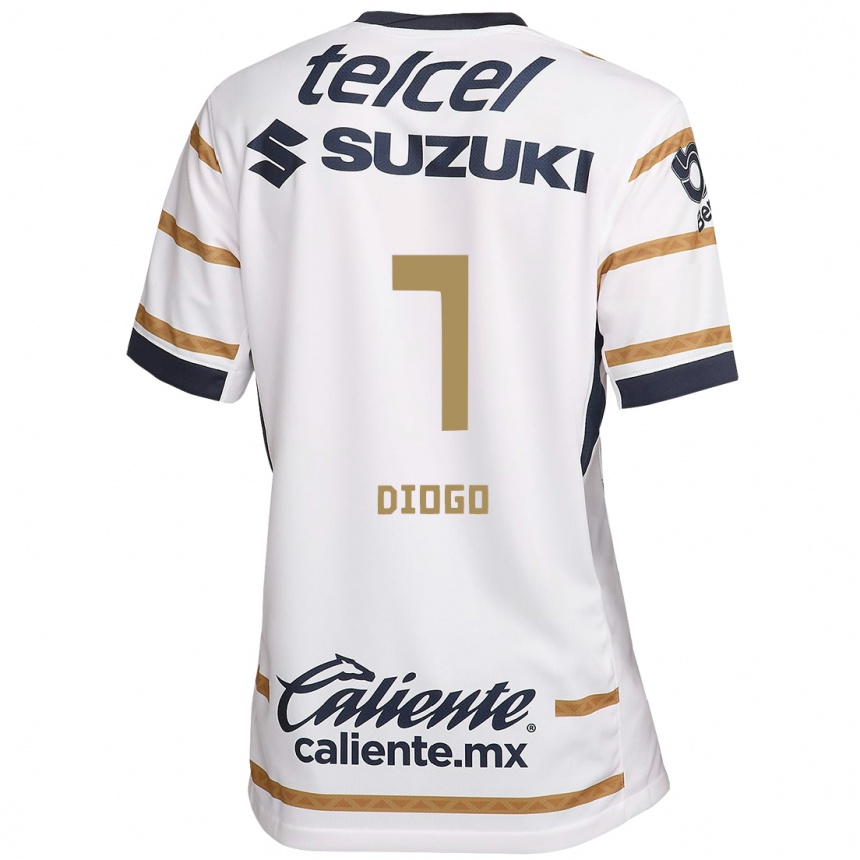 Men Football Diogo #7 White Obsidian Home Jersey 2024/25 T-Shirt Australia