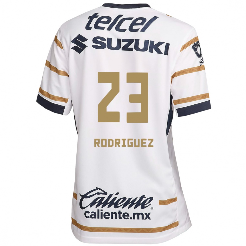 Men Football Catherine Rodriguez #23 White Obsidian Home Jersey 2024/25 T-Shirt Australia