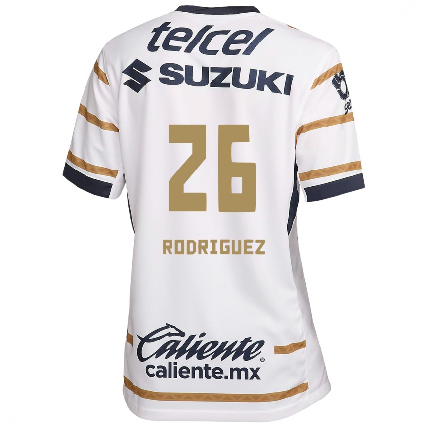 Men Football Lucia Rodriguez #26 White Obsidian Home Jersey 2024/25 T-Shirt Australia