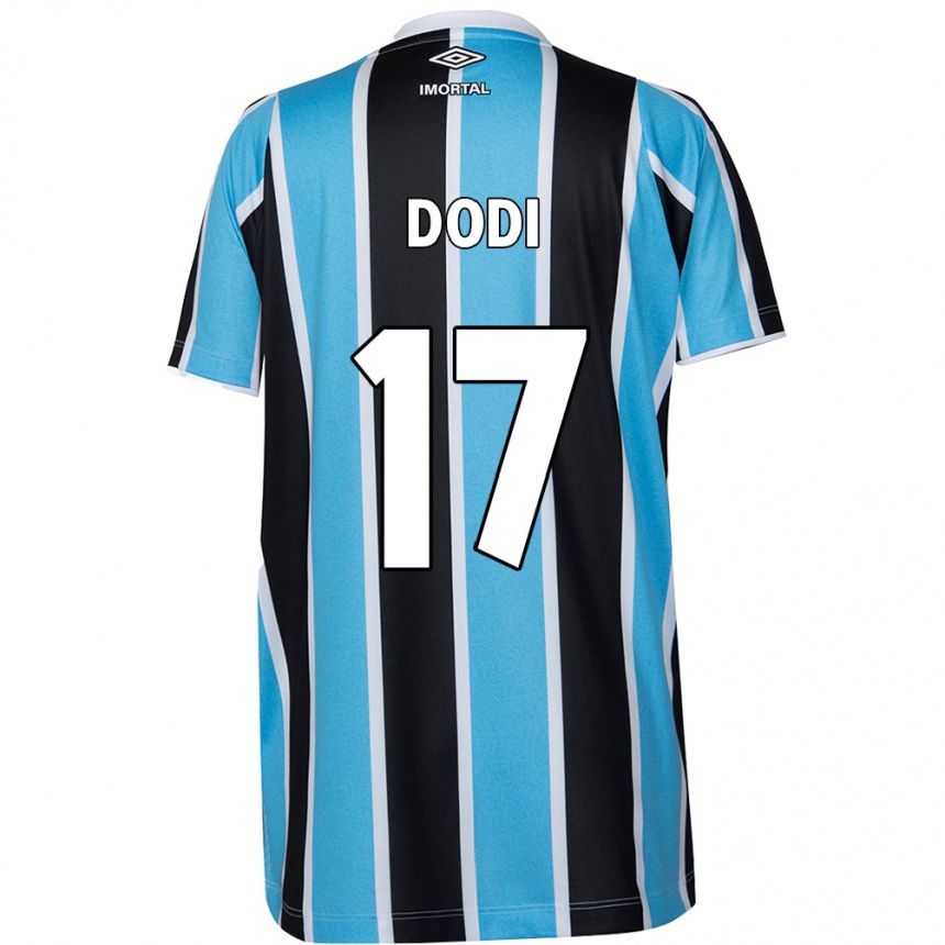 Men Football Dodi #17 Blue Black White Home Jersey 2024/25 T-Shirt Australia