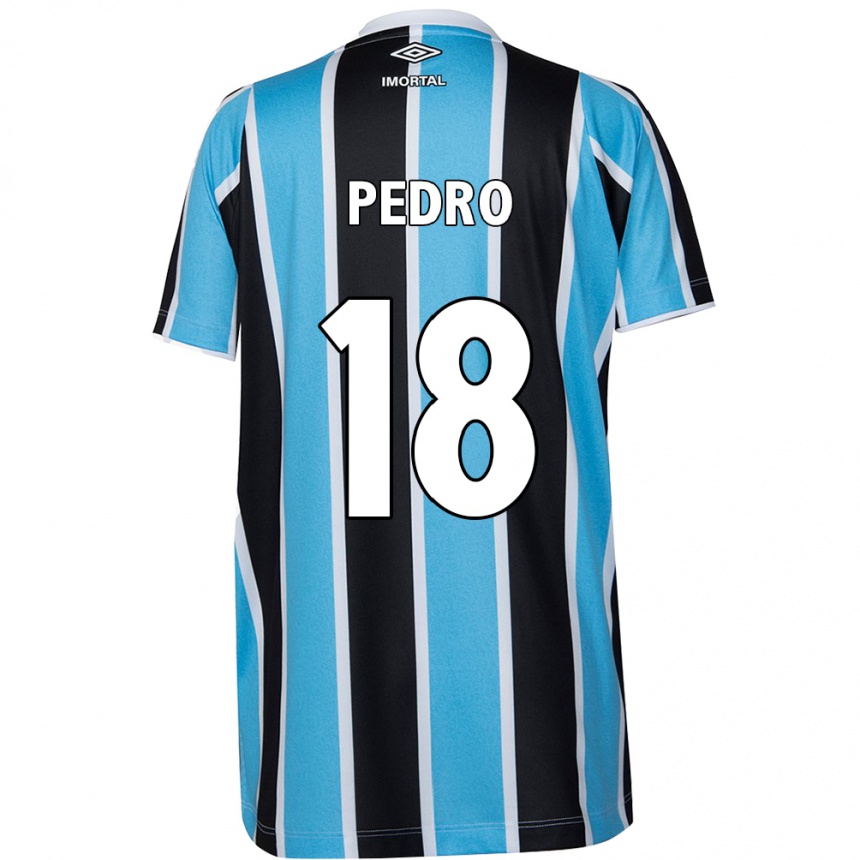 Men Football João Pedro #18 Blue Black White Home Jersey 2024/25 T-Shirt Australia