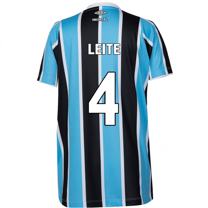 Men Football Paulo Henrique Leite #4 Blue Black White Home Jersey 2024/25 T-Shirt Australia