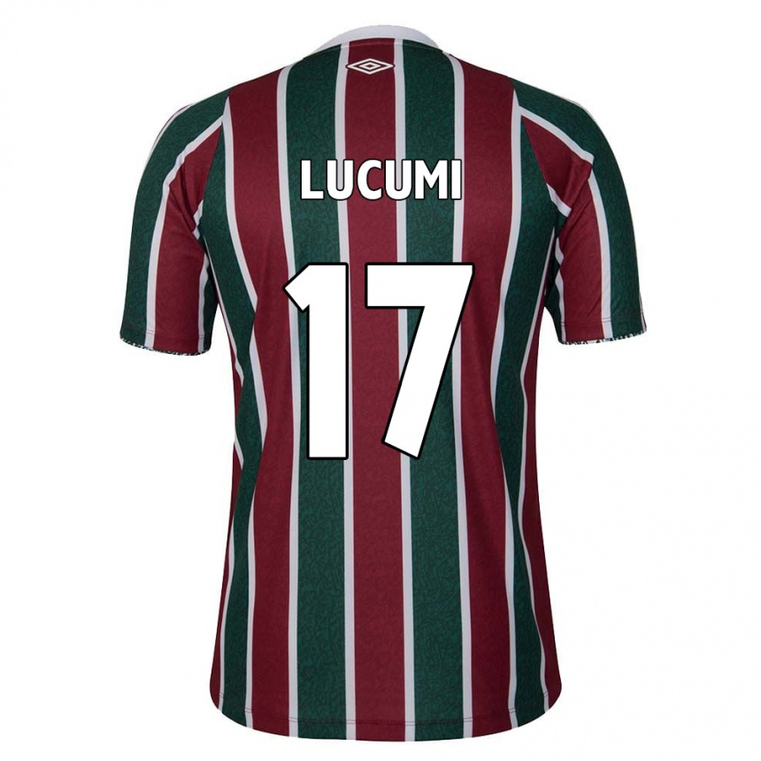 Men Football Jan Lucumi #17 Green Maroon White Home Jersey 2024/25 T-Shirt Australia