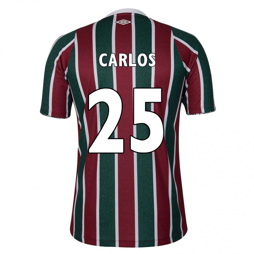 Men Football Antônio Carlos #25 Green Maroon White Home Jersey 2024/25 T-Shirt Australia