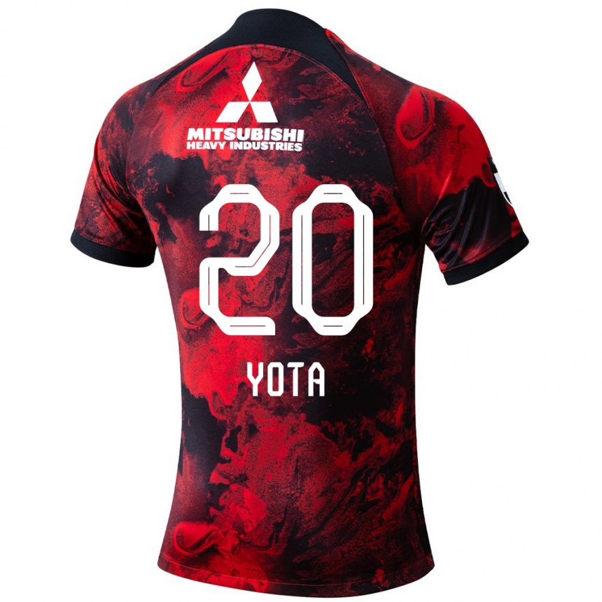 Men Football Yota Sato #20 Red Black Home Jersey 2024/25 T-Shirt Australia