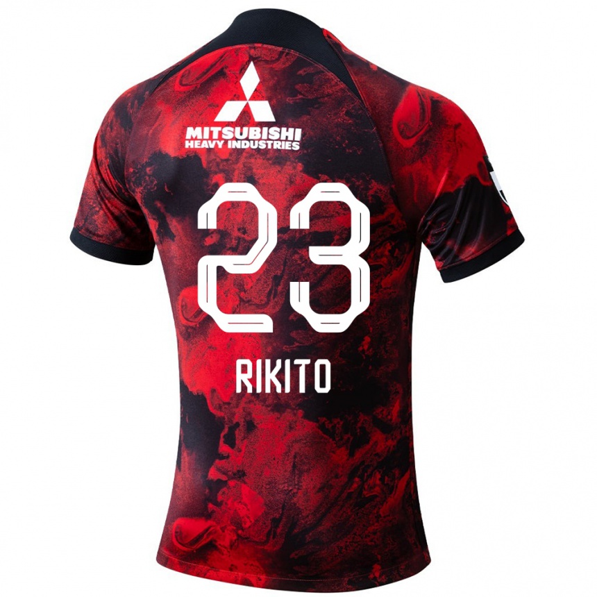 Men Football Rikito Inoue #23 Red Black Home Jersey 2024/25 T-Shirt Australia