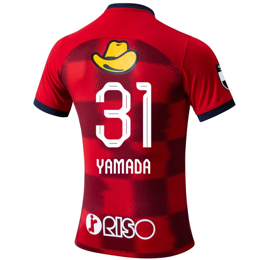 Men Football Taiki Yamada #31 Red Blue White Home Jersey 2024/25 T-Shirt Australia