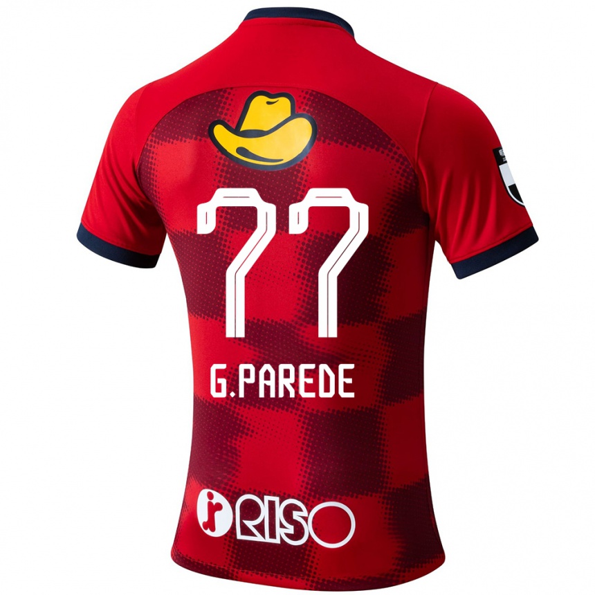 Men Football Guilherme Parede #77 Red Blue White Home Jersey 2024/25 T-Shirt Australia