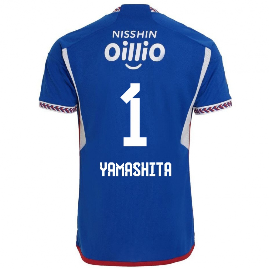 Men Football Shoma Yamashita #1 Blue White Red Home Jersey 2024/25 T-Shirt Australia