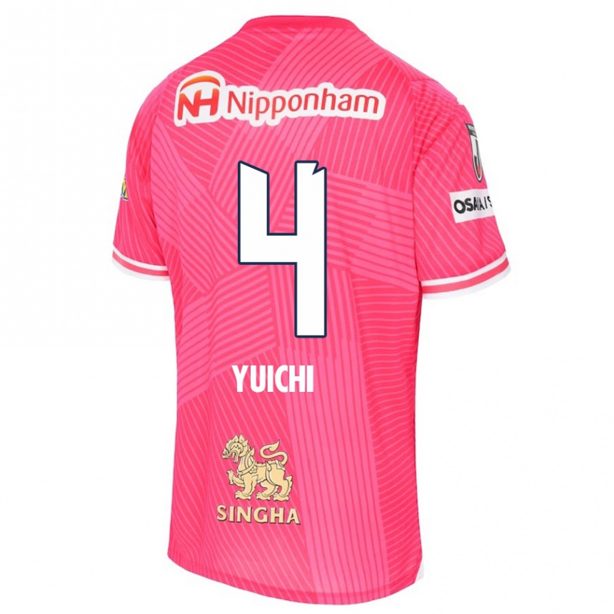 Men Football Yuichi Hirano #4 Pink White Home Jersey 2024/25 T-Shirt Australia