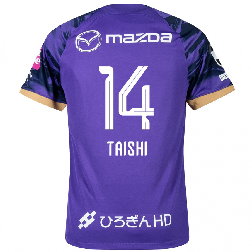 Men Football Taishi Matsumoto #14 Purple White Home Jersey 2024/25 T-Shirt Australia