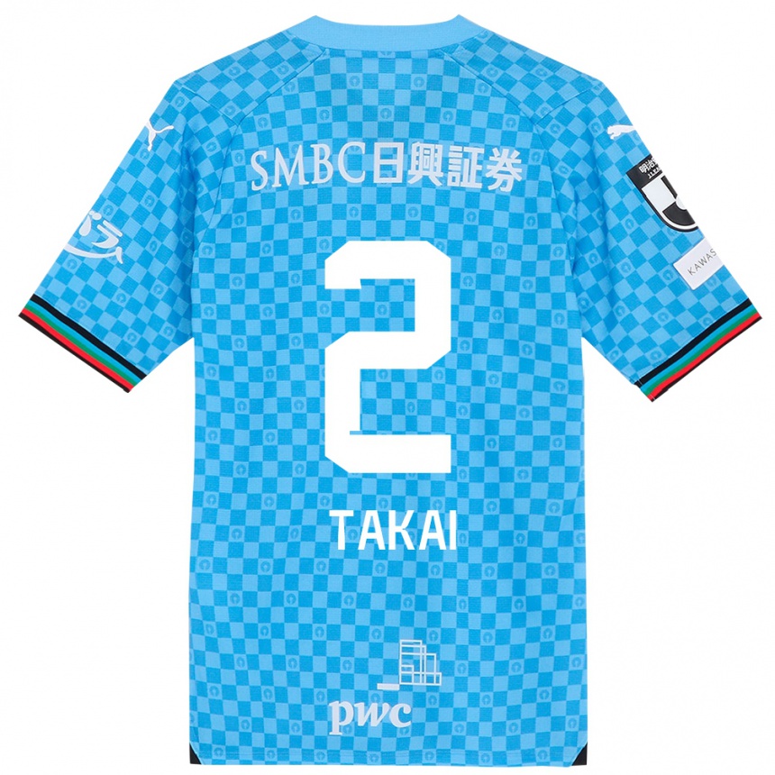 Men Football Kota Takai #2 Azure Blue Home Jersey 2024/25 T-Shirt Australia