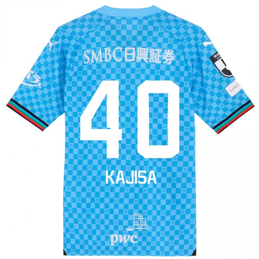 Men Football Umi Kajisa #40 Azure Blue Home Jersey 2024/25 T-Shirt Australia