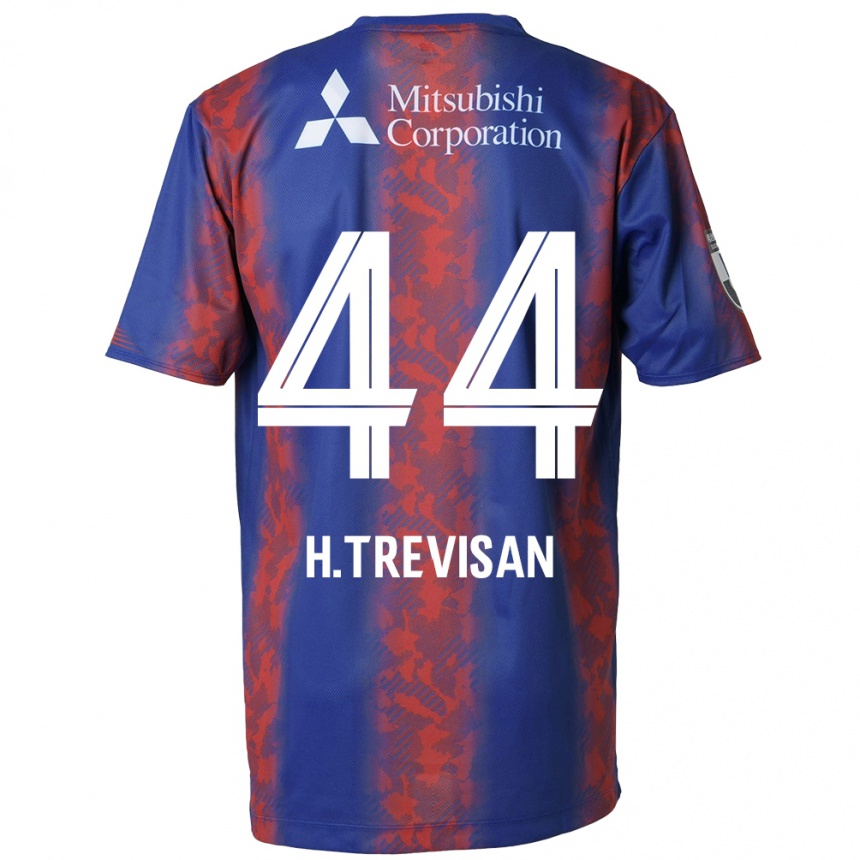 Men Football Henrique Trevisan #44 Blue Red Home Jersey 2024/25 T-Shirt Australia