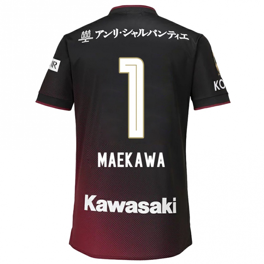 Men Football Daiya Maekawa #1 Black Red Home Jersey 2024/25 T-Shirt Australia