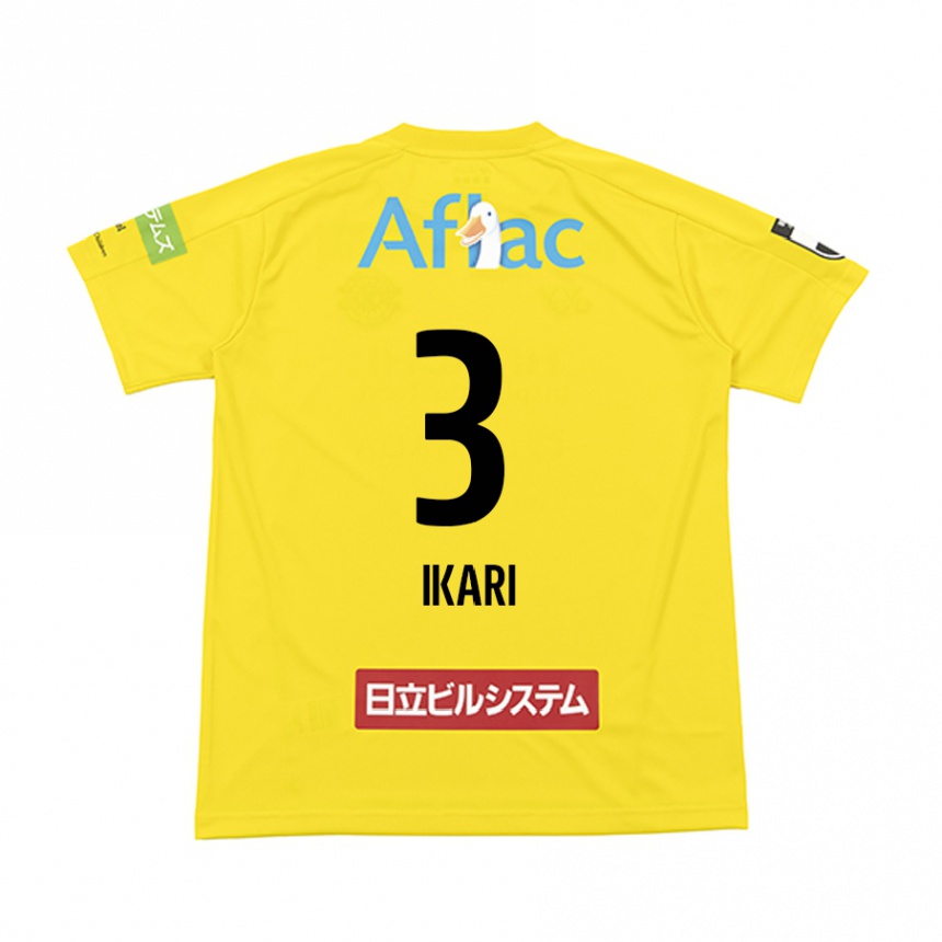 Men Football Tetta Ikari #3 Yellow Black Home Jersey 2024/25 T-Shirt Australia