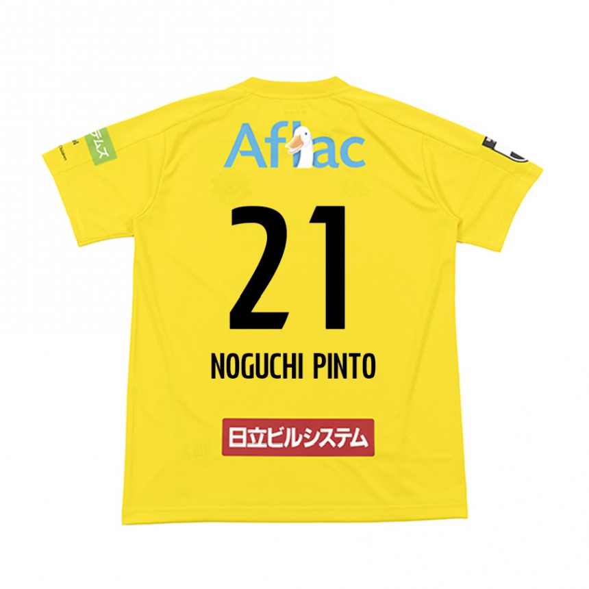 Men Football Amato Noguchi Pinto #21 Yellow Black Home Jersey 2024/25 T-Shirt Australia