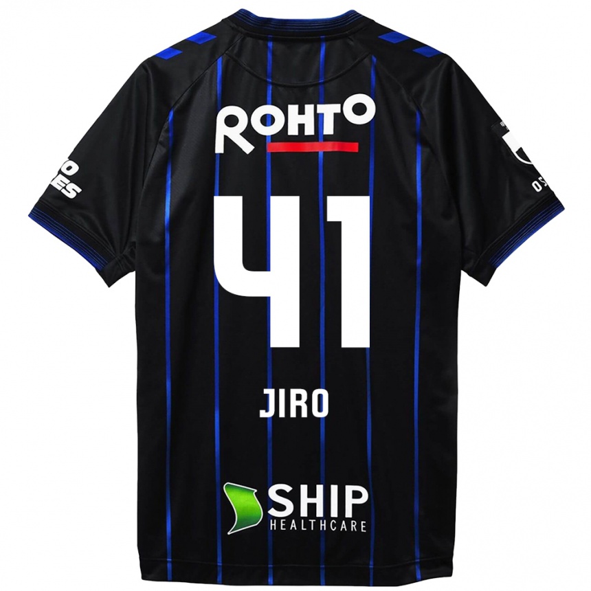 Men Football Jiro Nakamura #41 Black Blue Home Jersey 2024/25 T-Shirt Australia