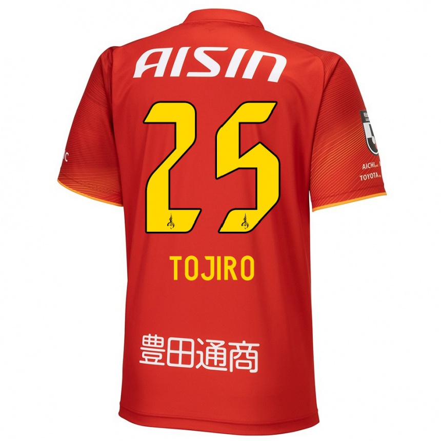 Men Football Tojiro Kubo #25 Red White Yellow Home Jersey 2024/25 T-Shirt Australia