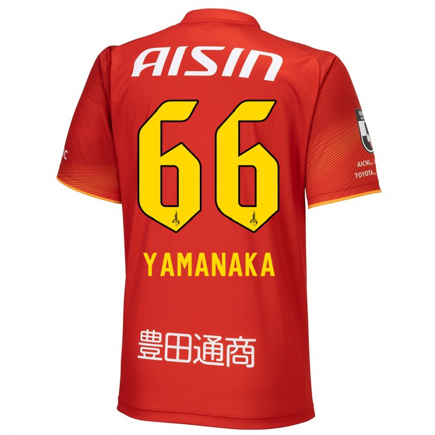 Men Football Ryosuke Yamanaka #66 Red White Yellow Home Jersey 2024/25 T-Shirt Australia