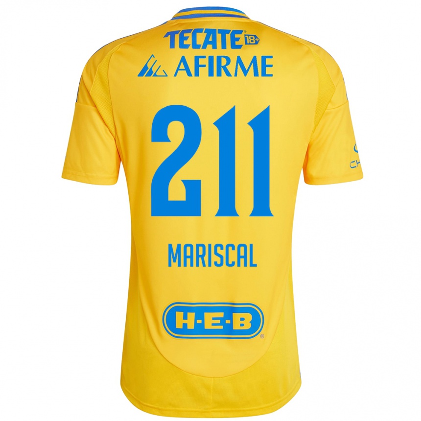 Men Football Kevin Mariscal #211 Gold Yellow Home Jersey 2024/25 T-Shirt Australia