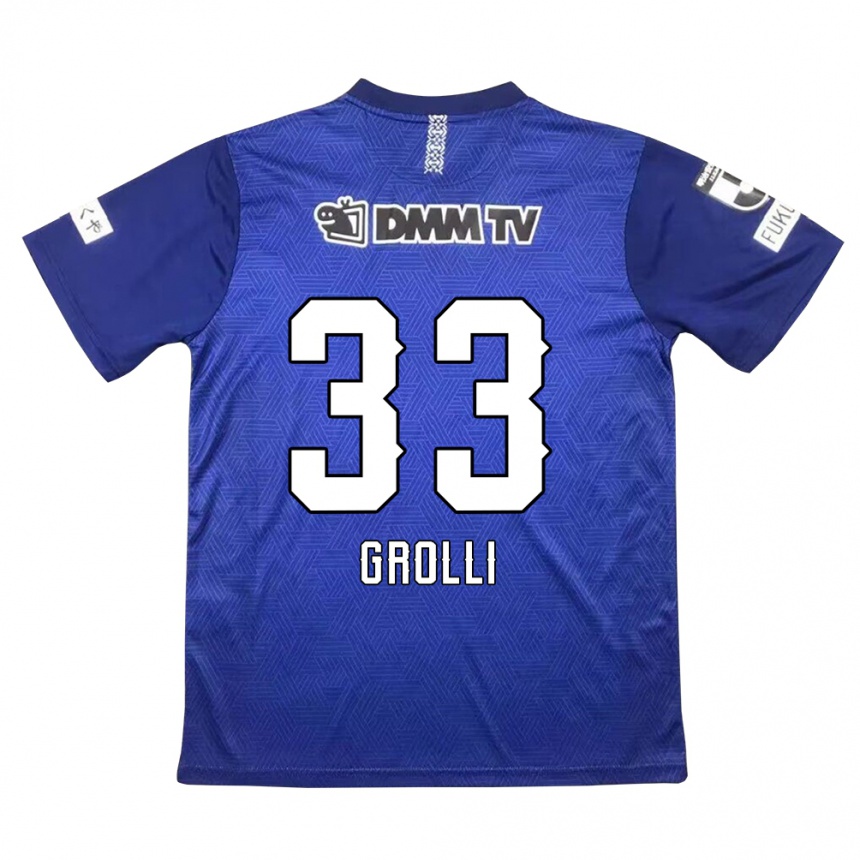 Men Football Douglas Grolli #33 Dark Blue Home Jersey 2024/25 T-Shirt Australia