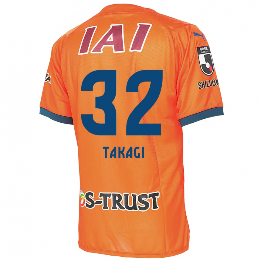 Men Football Sen Takagi #32 Orange Blue Home Jersey 2024/25 T-Shirt Australia