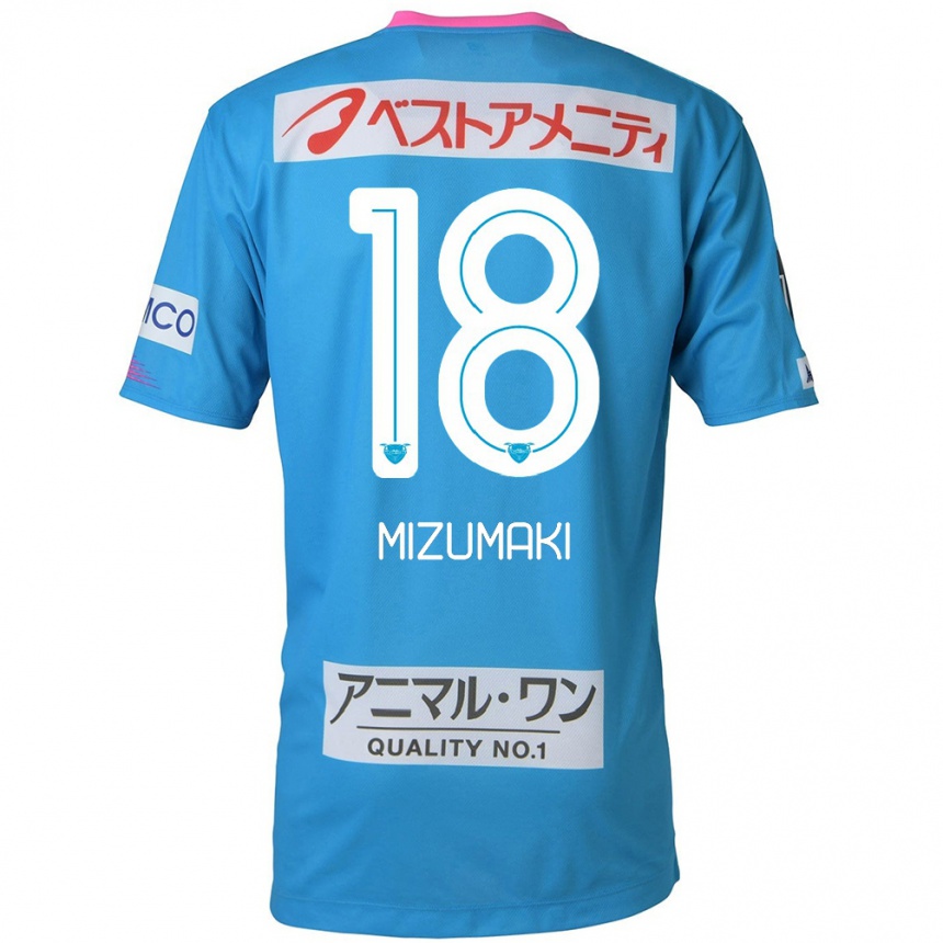 Men Football Tokito Mizumaki #18 Blue Pink Home Jersey 2024/25 T-Shirt Australia