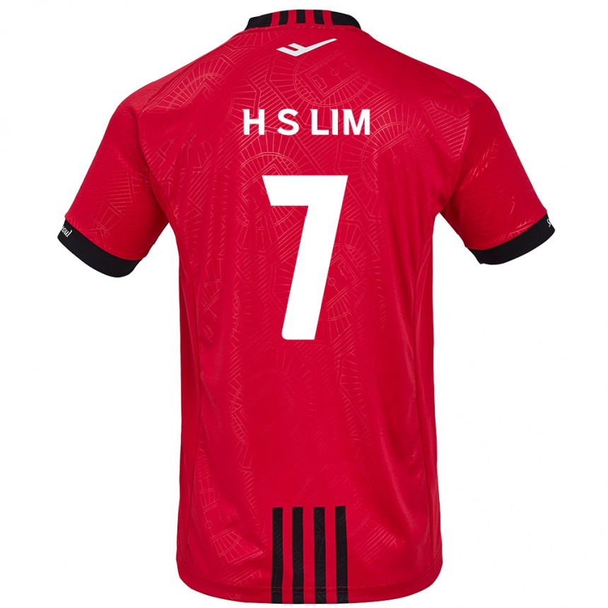 Men Football Sang-Hyub Lim #7 Red Black Home Jersey 2024/25 T-Shirt Australia