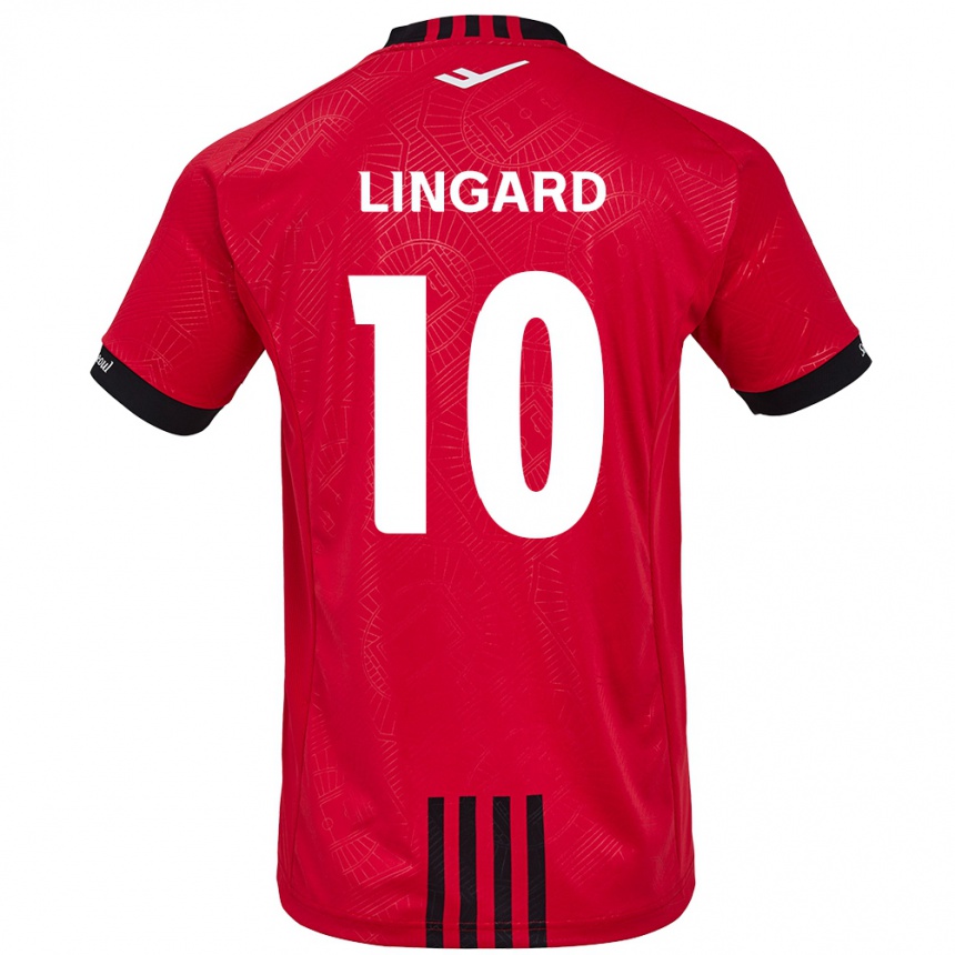 Men Football Jesse Lingard #10 Red Black Home Jersey 2024/25 T-Shirt Australia