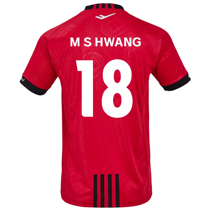 Men Football Seong-Min Hwang #18 Red Black Home Jersey 2024/25 T-Shirt Australia