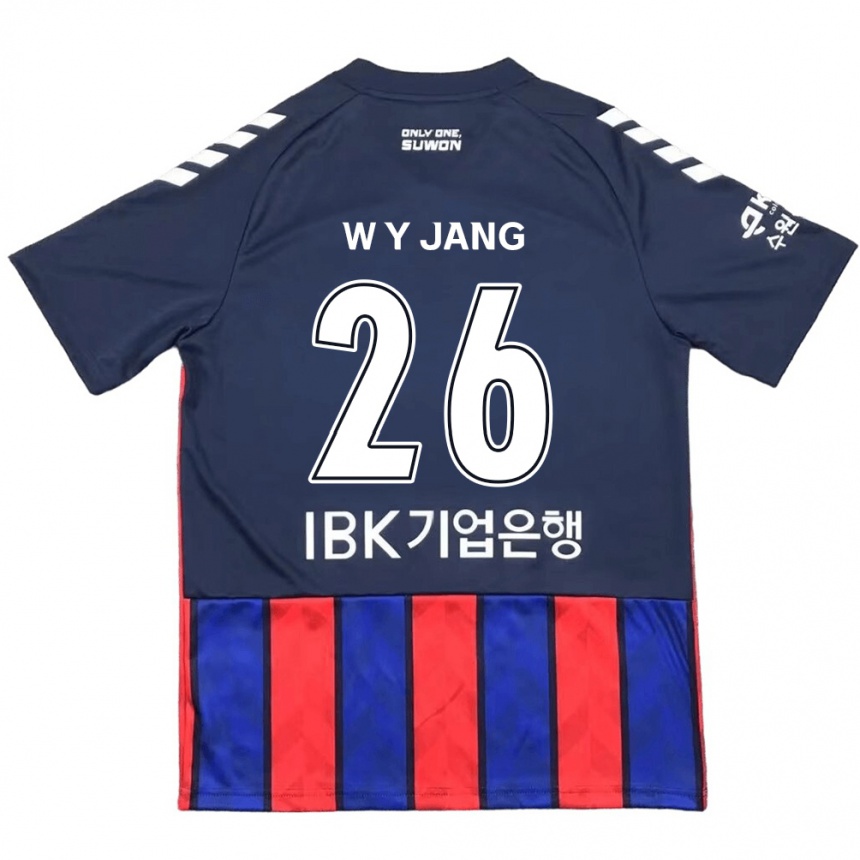 Men Football Young-Woo Jang #26 Blue Red Home Jersey 2024/25 T-Shirt Australia