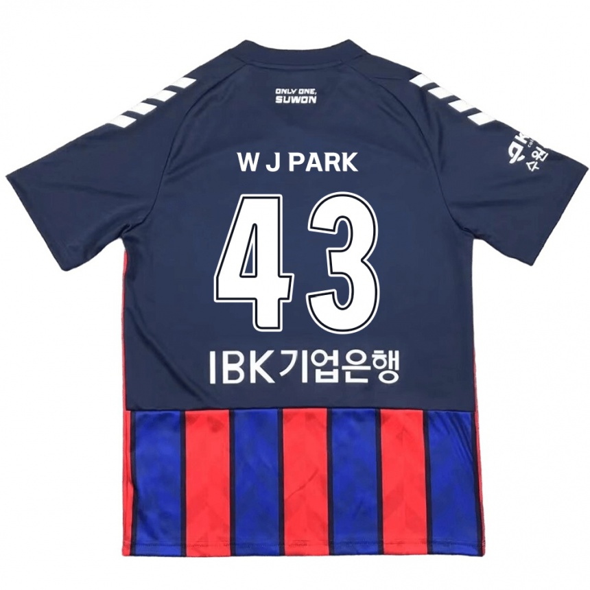 Men Football Jin-Woo Park #43 Blue Red Home Jersey 2024/25 T-Shirt Australia