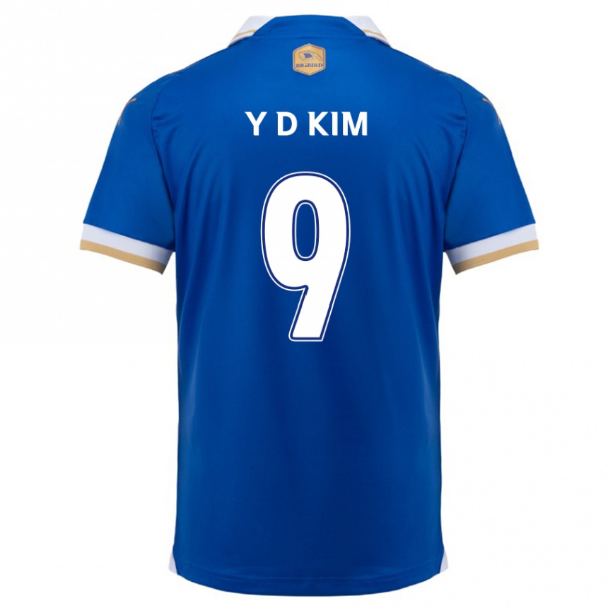 Men Football Dong-Yeon Kim #9 Blue White Home Jersey 2024/25 T-Shirt Australia