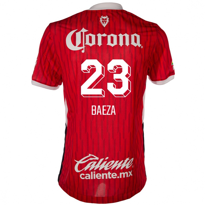 Men Football Claudio Baeza #23 Red White Home Jersey 2024/25 T-Shirt Australia