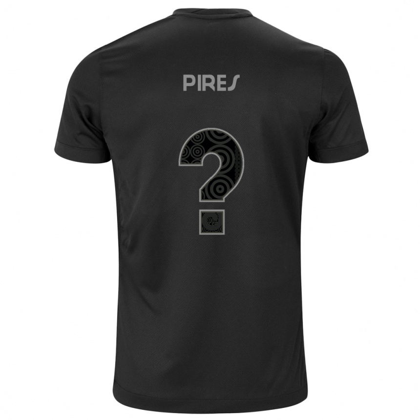 Men Football Guilherme Pires #0 Black Away Jersey 2024/25 T-Shirt Australia