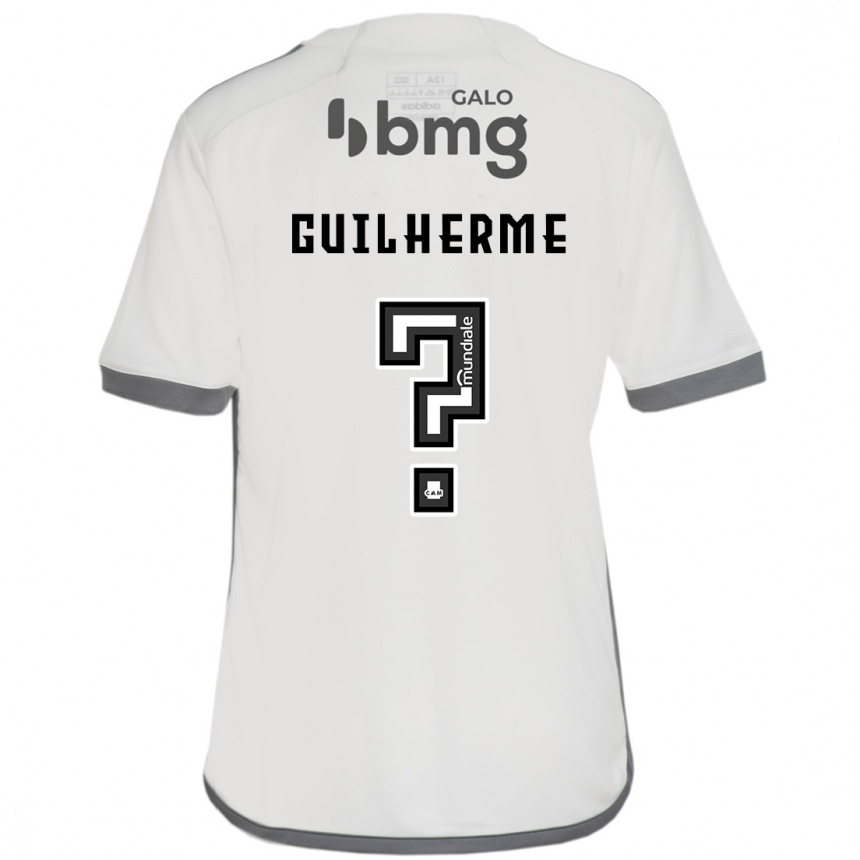 Men Football Kauan Guilherme #0 Off White Away Jersey 2024/25 T-Shirt Australia