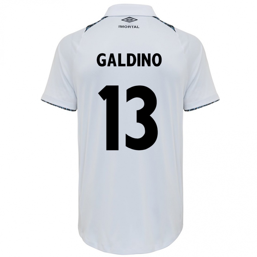 Men Football Everton Galdino #13 White Blue Away Jersey 2024/25 T-Shirt Australia