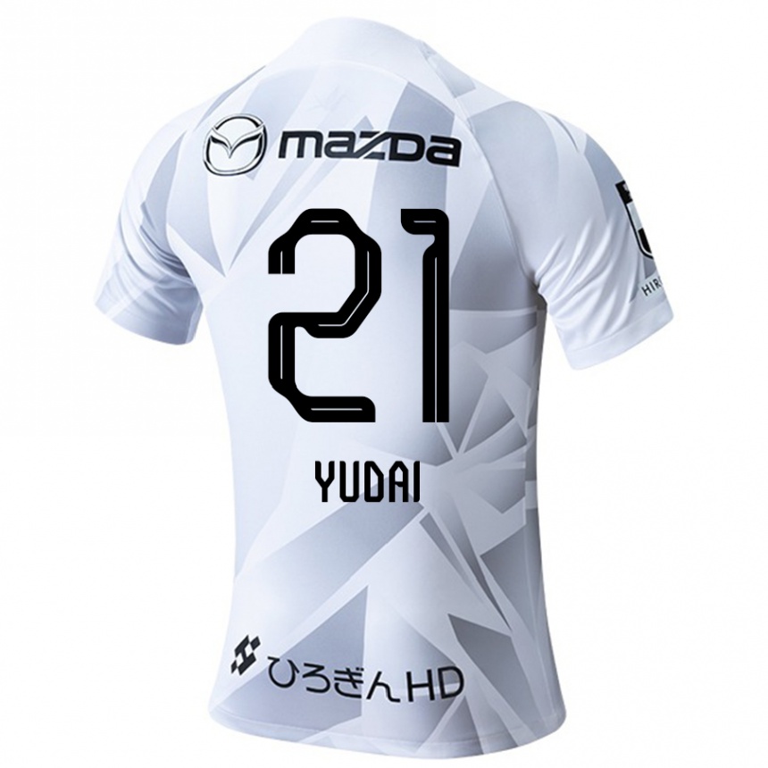 Men Football Yudai Tanaka #21 White Grey Black Away Jersey 2024/25 T-Shirt Australia