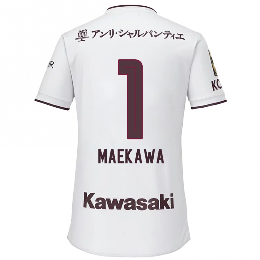 Men Football Daiya Maekawa #1 White Red Away Jersey 2024/25 T-Shirt Australia