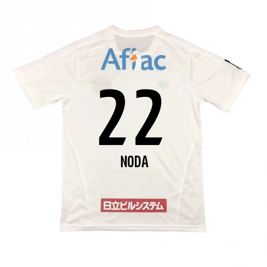 Men Football Hiroki Noda #22 White Black Away Jersey 2024/25 T-Shirt Australia