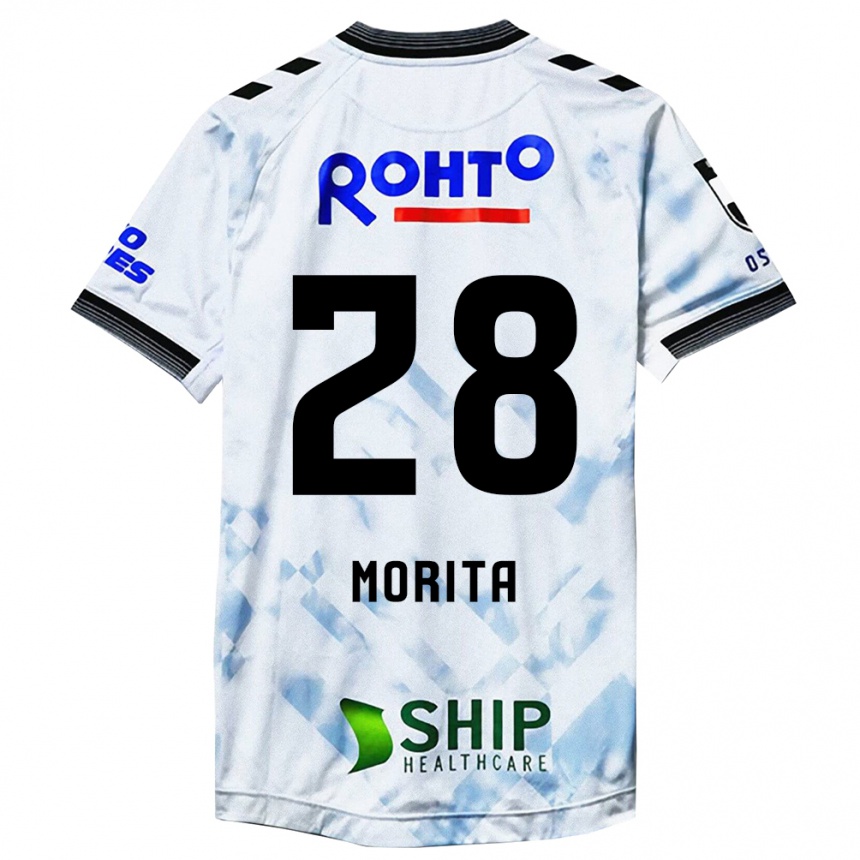 Men Football Masahiro Morita #28 White Black Away Jersey 2024/25 T-Shirt Australia