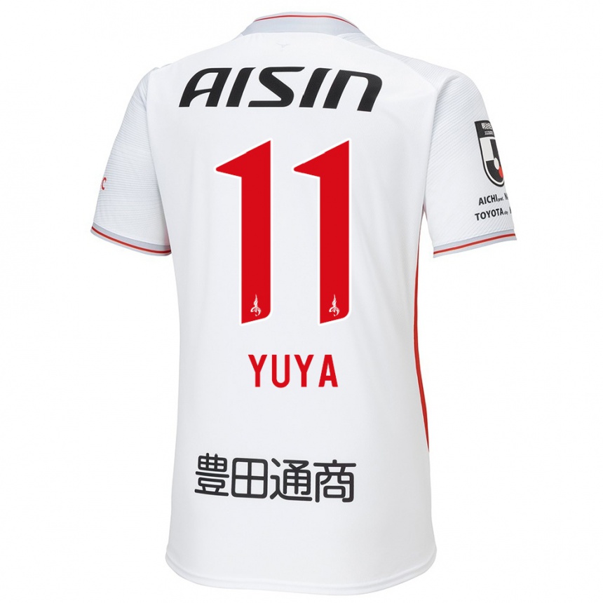 Men Football Yuya Yamagishi #11 White Yellow Red Away Jersey 2024/25 T-Shirt Australia