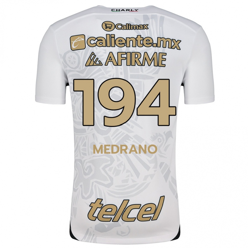 Men Football Luis Medrano #194 White Black Away Jersey 2024/25 T-Shirt Australia