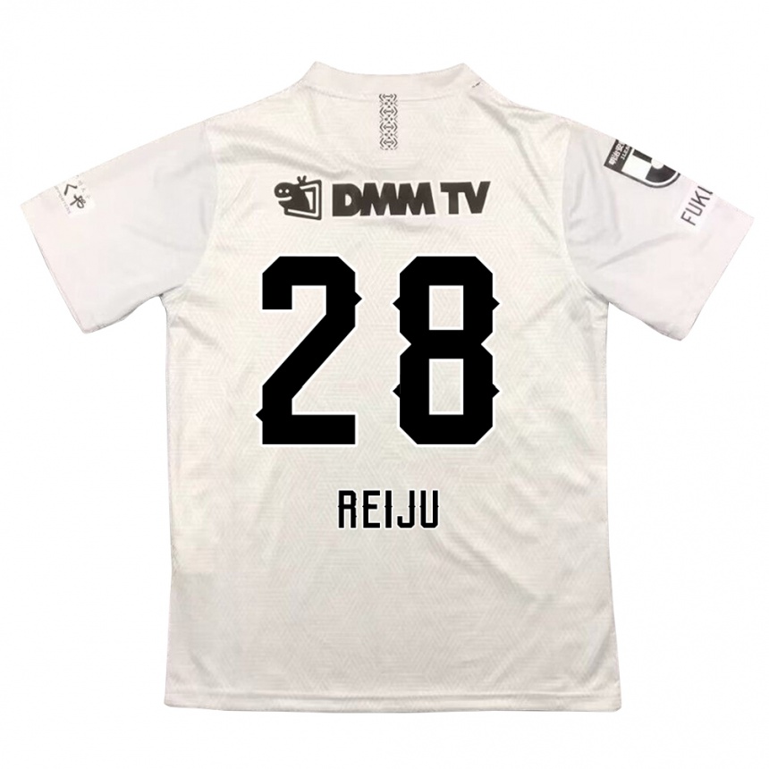 Men Football Reiju Tsuruno #28 Gray Black Away Jersey 2024/25 T-Shirt Australia